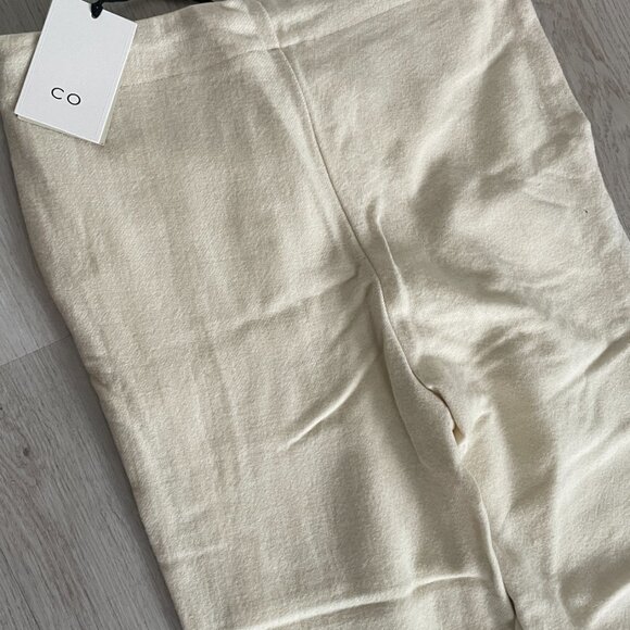 NWT CO-COLLECTION 100% WOOL IVORY TROUSERS (SIZE S) - Picture 7 of 7
